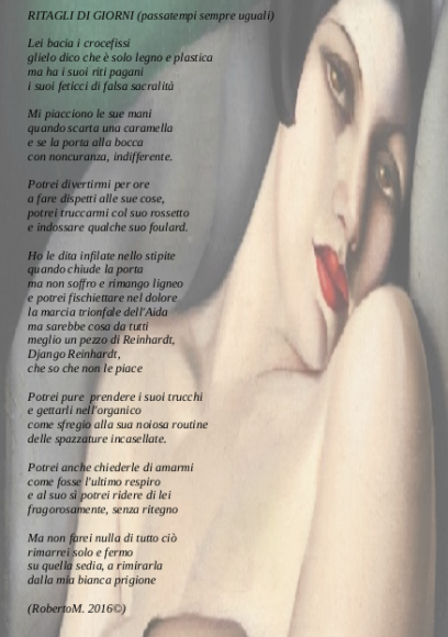  Tamara de Lempicka: Rafaela sur fond vert - Le reve (particolare, 1927)